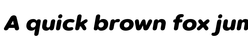 Preview of FONTSPRING DEMO - Artegra Soft Black Italic font