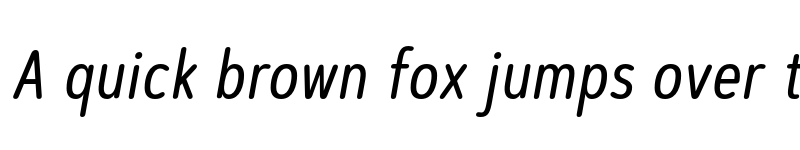 Preview of FONTSPRING DEMO - Artegra Soft Cn Italic font