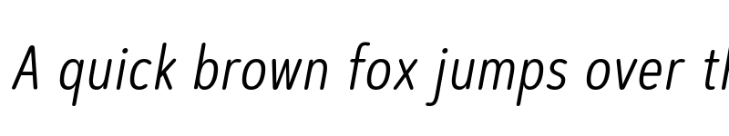 Preview of FONTSPRING DEMO - Artegra Soft Cn Light Italic font