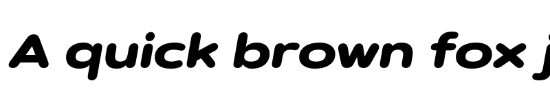 Preview of FONTSPRING DEMO - Artegra Soft Ex Black Italic font