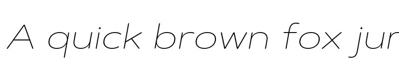 Preview of FONTSPRING DEMO - Artegra Soft Ex Thin Italic font