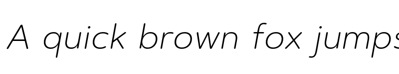 Preview of FONTSPRING DEMO - Artegra Soft ExtraLight Italic font