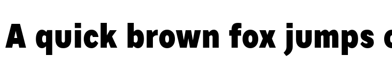 Preview of FONTSPRING DEMO - Artico Condensed Black Regular font