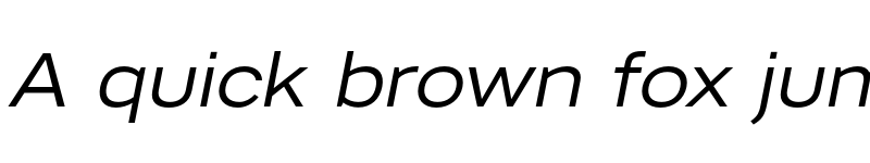 Preview of FONTSPRING DEMO - Artico Expanded Italic font