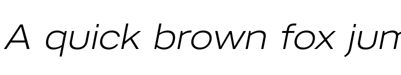 Preview of FONTSPRING DEMO - Artico Expanded Light Italic font