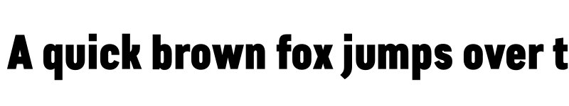 Preview of FONTSPRING DEMO - Artico ExtraCond Black Regular font