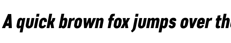 Preview of FONTSPRING DEMO - Artico ExtraCond ExtraBold Italic font