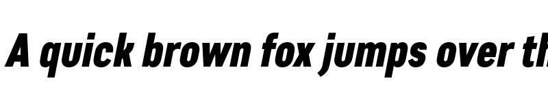 Preview of FONTSPRING DEMO - Artico ExtraCond Heavy Italic font