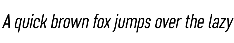 Preview of FONTSPRING DEMO - Artico ExtraCond Light Italic font