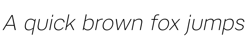 Preview of FONTSPRING DEMO - Artico ExtraLight Italic font