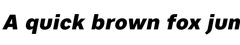 Preview of FONTSPRING DEMO - Artico Heavy Italic font