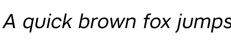 Preview of FONTSPRING DEMO - Artico Italic font