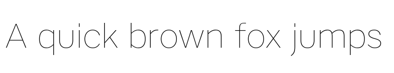 Preview of FONTSPRING DEMO - Artico Thin Regular font