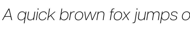 Preview of FONTSPRING DEMO - Articulat CF Extra Light Italic font