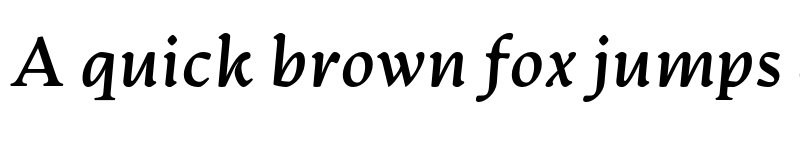 Preview of FONTSPRING DEMO - Artifex CF Bold Italic font