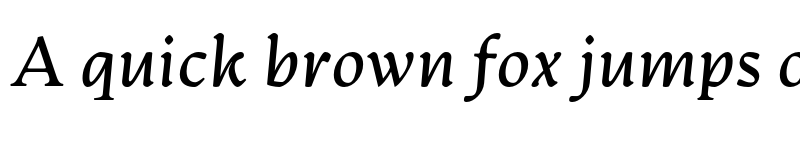 Preview of FONTSPRING DEMO - Artifex CF Book Italic font