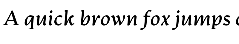 Preview of FONTSPRING DEMO - Artifex CF Demi Bold Italic font