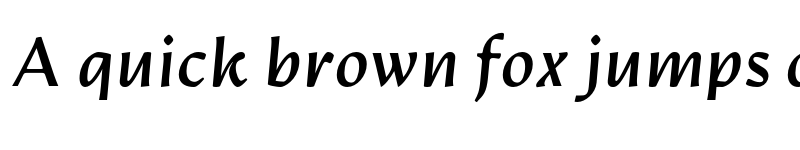 Preview of FONTSPRING DEMO - Artifex Hand CF Bold Italic font