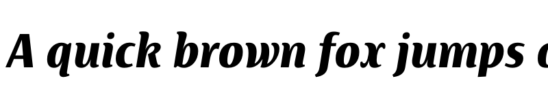 Preview of FONTSPRING DEMO - Artigua Bold Italic Regular font