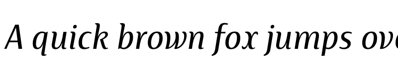 Preview of FONTSPRING DEMO - Artigua Italic Regular font