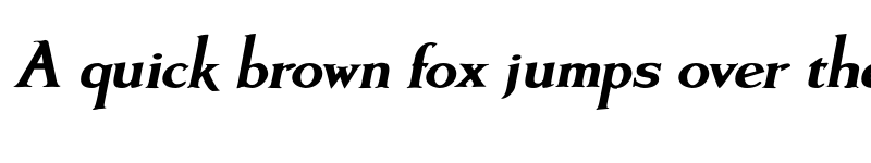 Preview of FONTSPRING DEMO - Artimas Black Italic font