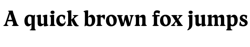 Preview of FONTSPRING DEMO - Artusi Bold font