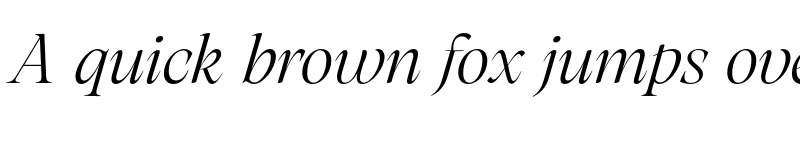 Preview of FONTSPRING DEMO - Artusi Grande Light Italic font