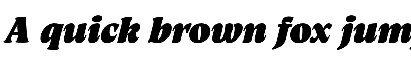 Preview of FONTSPRING DEMO - Artusi Heavy Italic font