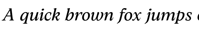 Preview of FONTSPRING DEMO - Artusi Italic font