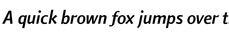Preview of FONTSPRING DEMO - ArumSans Lt Bold Italic font