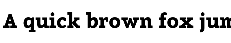 Preview of FONTSPRING DEMO - Arventa Slab PRO Black Bold font