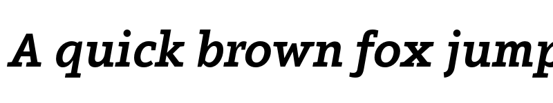Preview of FONTSPRING DEMO - Arventa Slab PRO Black Italic font