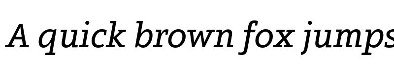 Preview of FONTSPRING DEMO - Arventa Slab PRO Light Bold Italic font