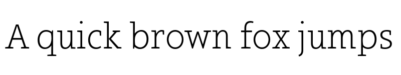 Preview of FONTSPRING DEMO - Arventa Slab PRO Thin Regular font