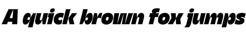 Preview of FONTSPRING DEMO - Asgard Fat Italic Regular font