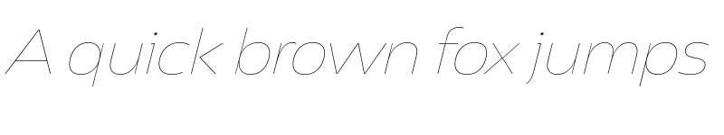 Preview of FONTSPRING DEMO - Asgard Fit Thin Italic Regular font