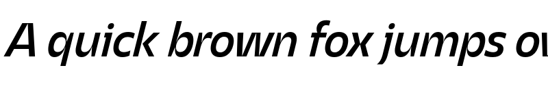 Preview of FONTSPRING DEMO - Asgard Medium Italic Regular font