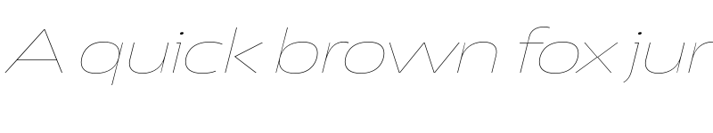 Preview of FONTSPRING DEMO - Asgard Wide Thin Italic Regular font