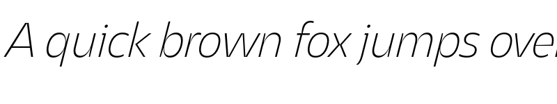 Preview of FONTSPRING DEMO - Asgard Xlight Italic Regular font