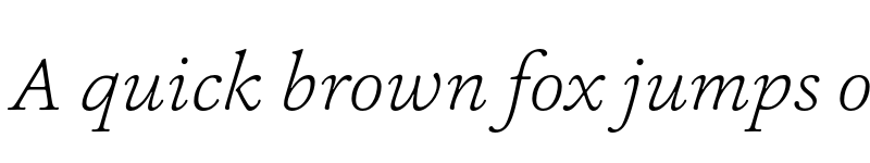 Preview of FONTSPRING DEMO - Ashbury ExtraLight Italic font