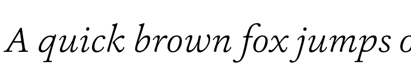 Preview of FONTSPRING DEMO - Ashbury Light Italic font