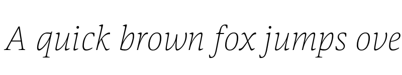 Preview of FONTSPRING DEMO - Askan Thin Italic font