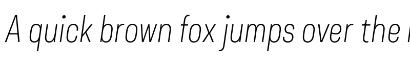 Preview of FONTSPRING DEMO - Asket Condensed Thin Italic font
