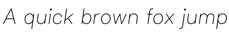 Preview of FONTSPRING DEMO - Asket Thin Italic font