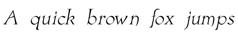 Preview of FONTSPRING DEMO - Astaire Pro Italic font