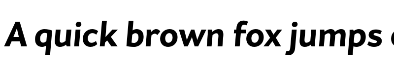 Preview of FONTSPRING DEMO - Asterisk Sans Pro XBd Italic font