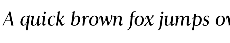 Preview of FONTSPRING DEMO - Astoria Classic Roman Italic font