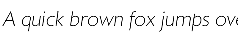 Preview of FONTSPRING DEMO - Astoria ExtLt Italic font