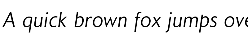 Preview of FONTSPRING DEMO - Astoria Sans Light Italic font