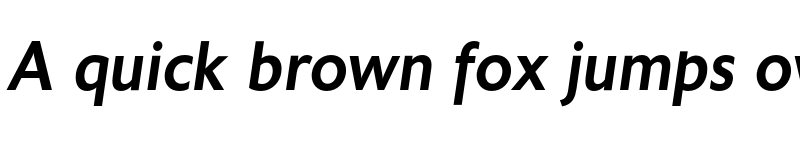 Preview of FONTSPRING DEMO - Astoria Sans Med Italic font